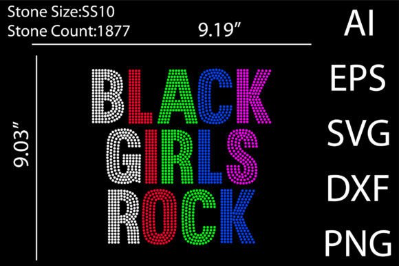 Black Girls Rock Rhinestone Templates: Crafting with Confidence