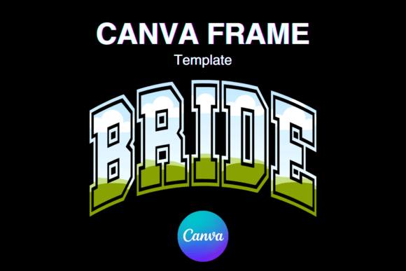 Bride Canva Frame Wedding Add Photo: A Digital Template for Custom Designs