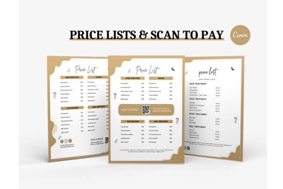 Elevate Your Brand with a Price List Template Canva