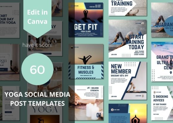 Modern Yoga Templates for Your Brand