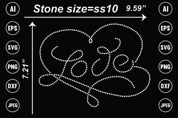 Sparkle and Sentiment: The (love ) Rhinestone Templates Design