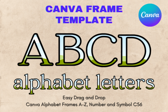 Unlocking Creative Control: Mastering Canva Letters Frame Alphabet Template_56