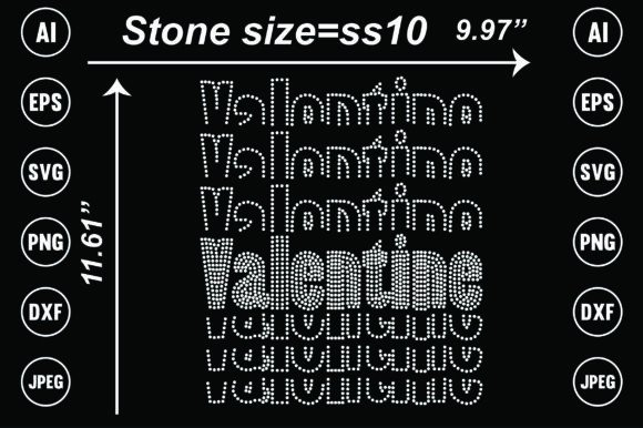 Valentine Rhinestone Templates Design: A Sparkling Asset